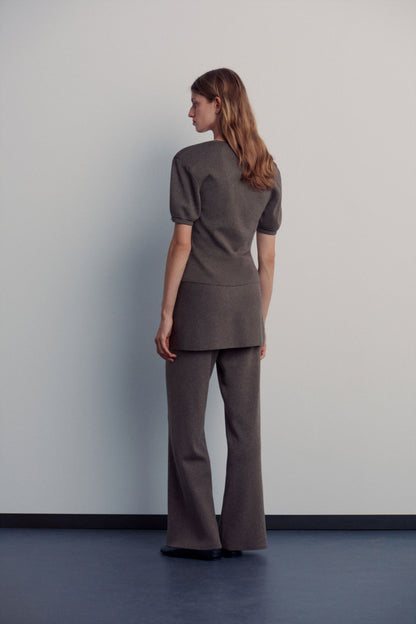 GRAY BROWN MELANGE
