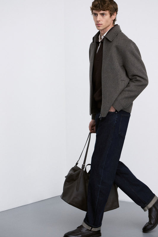 GRAY BROWN MELANGE