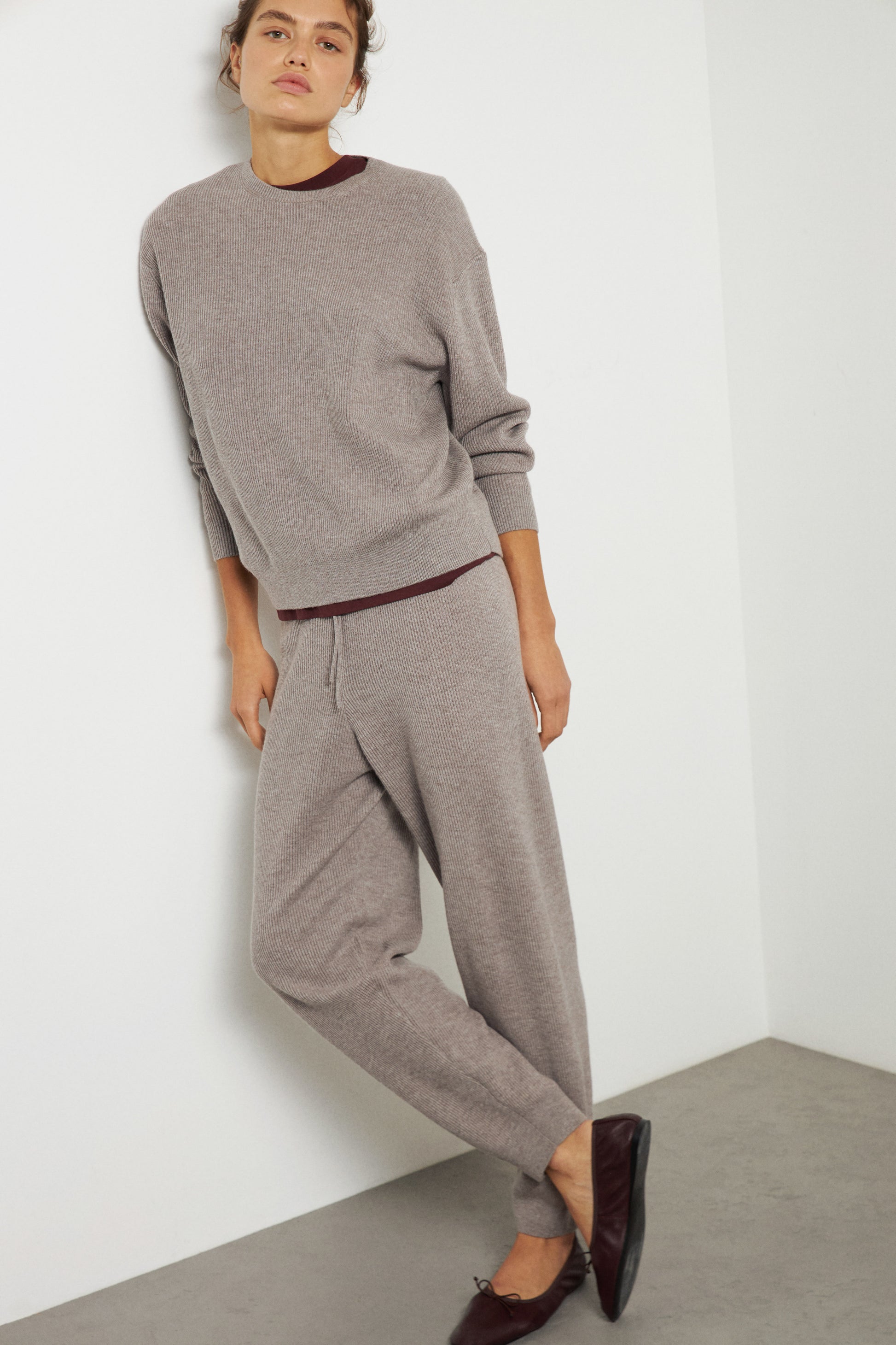 GREY BEIGE MELANGE
