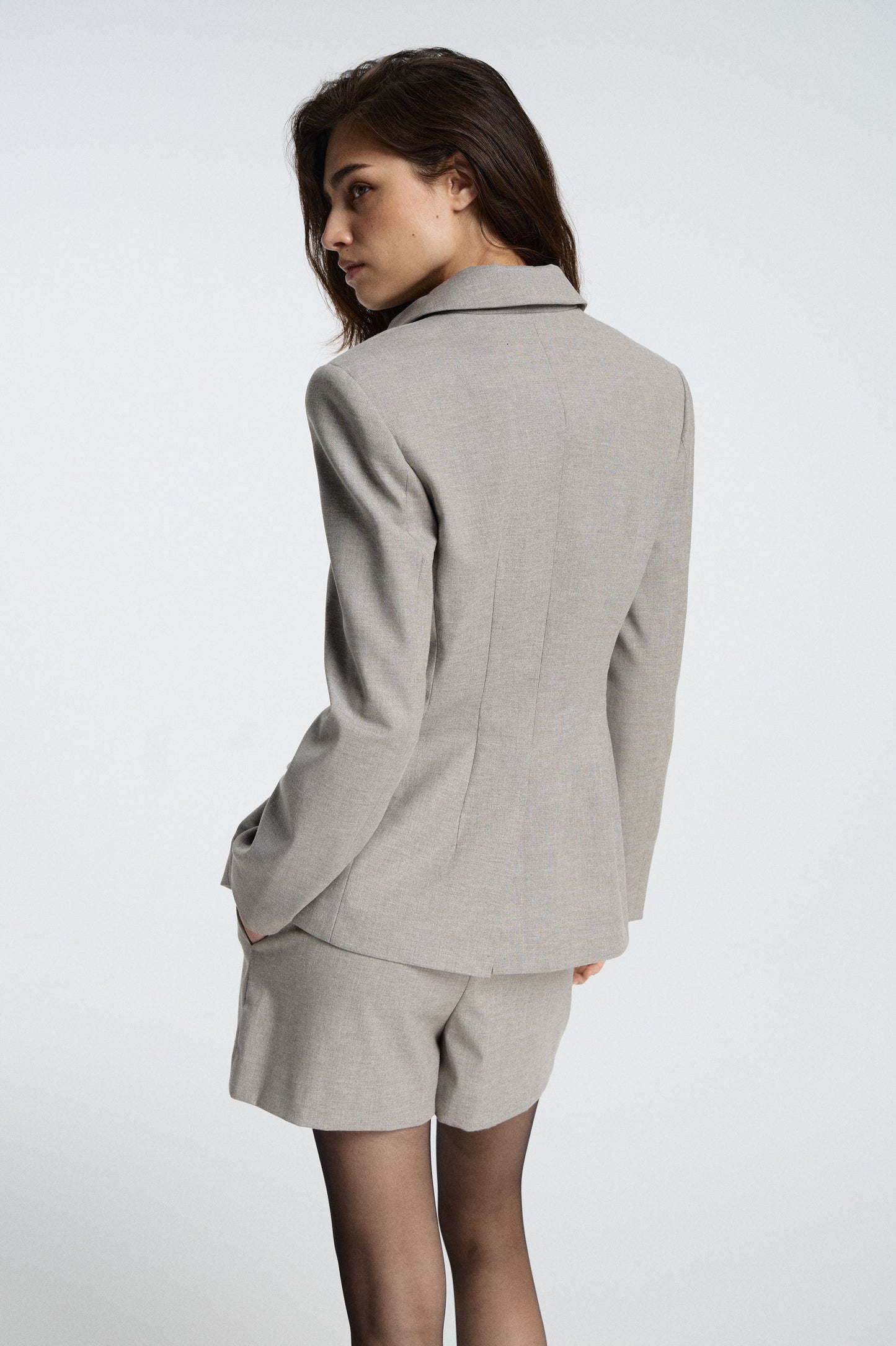 LIGHT GREY MELANGE