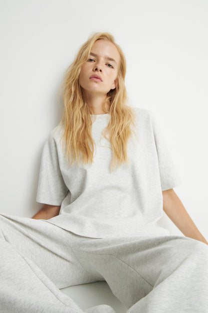 LIGHT GREY MELANGE