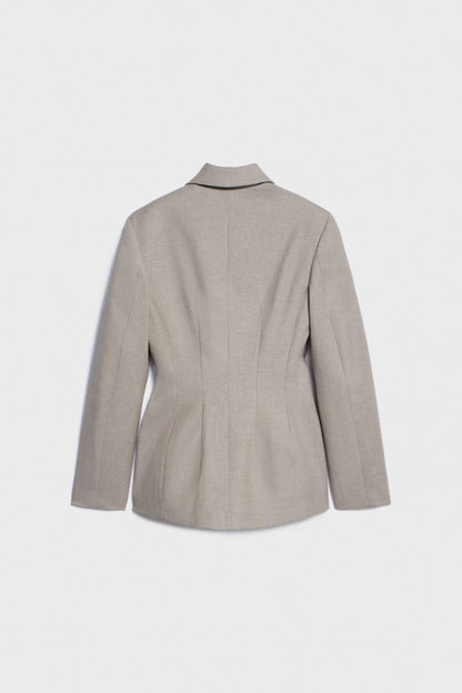 LIGHT GREY MELANGE