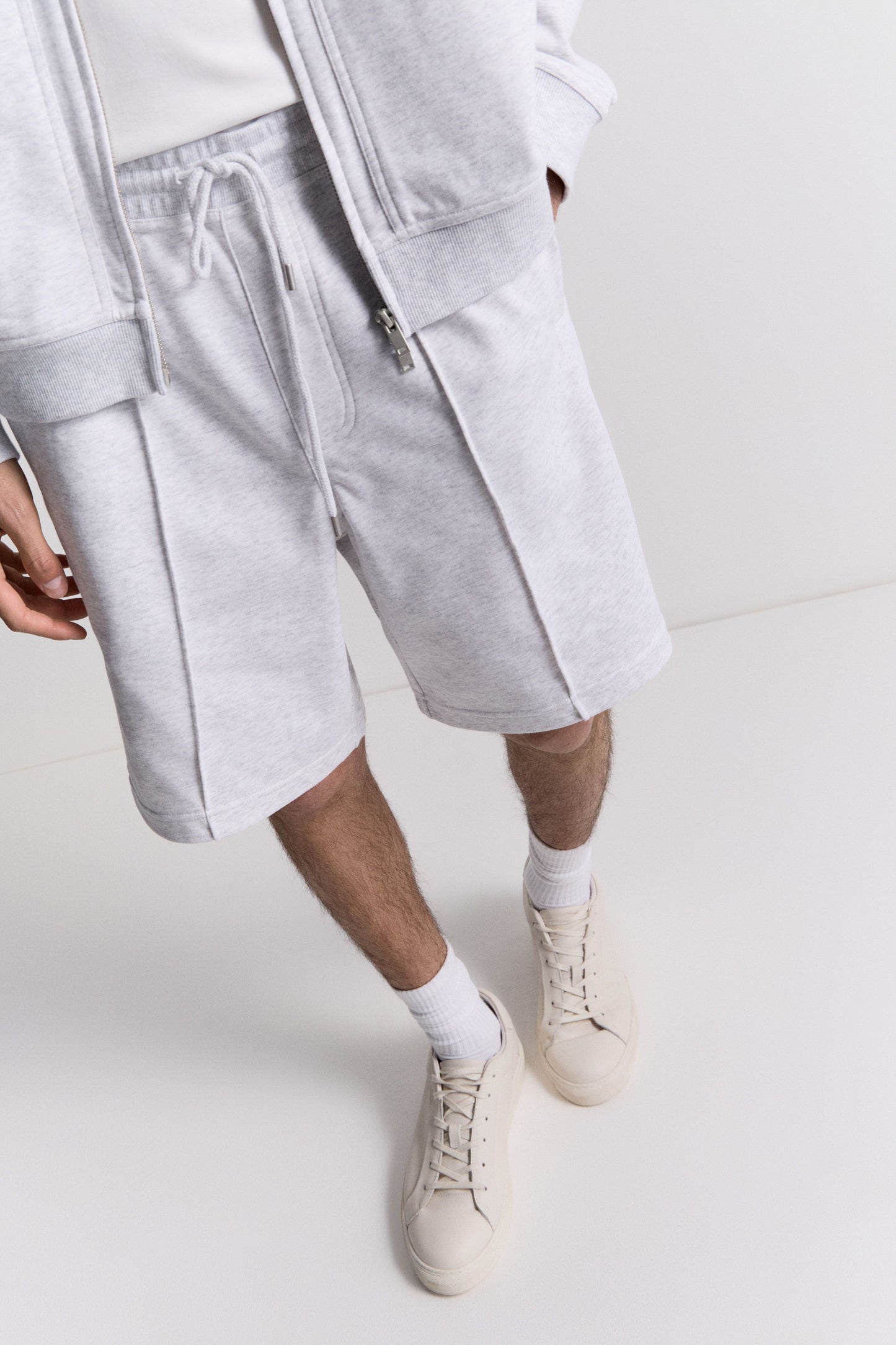 LIGHT GREY MELANGE