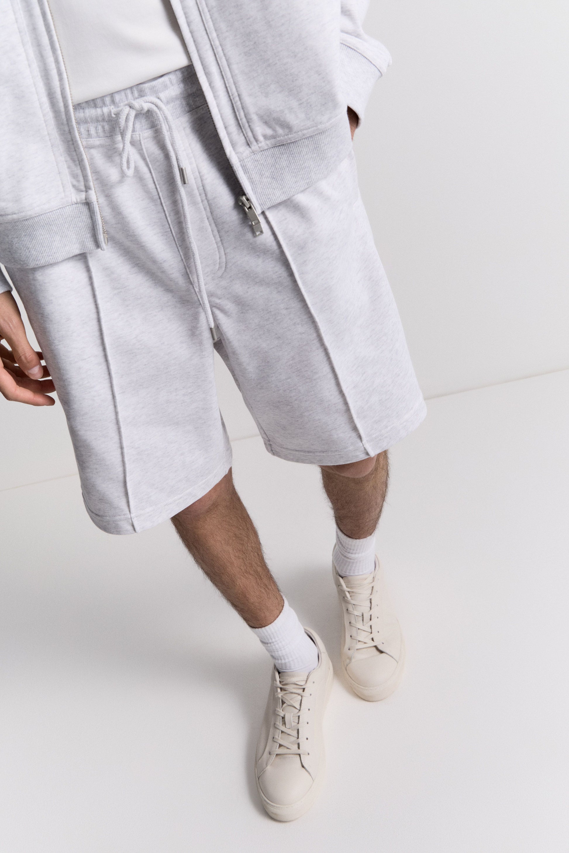 LIGHT GREY MELANGE