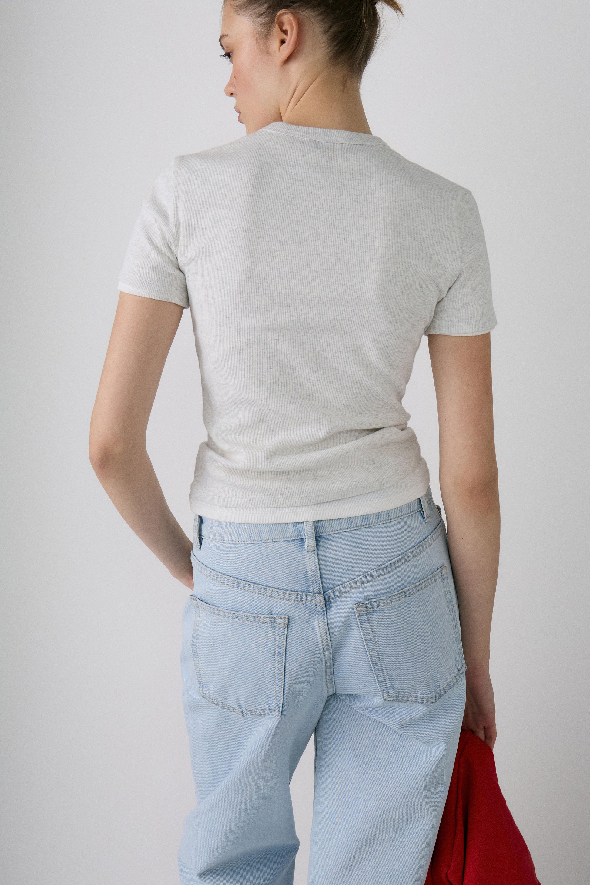 LIGHT GREY MELANGE