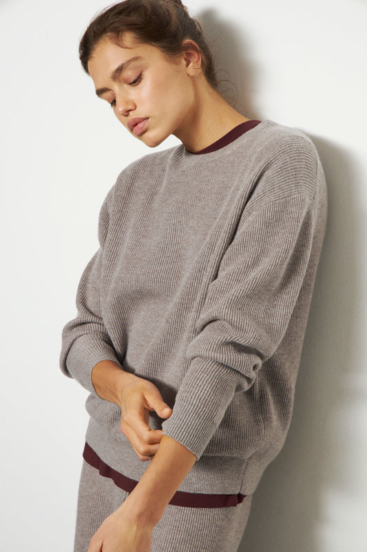 GREY BEIGE MELANGE