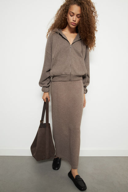 GREY BEIGE MELANGE