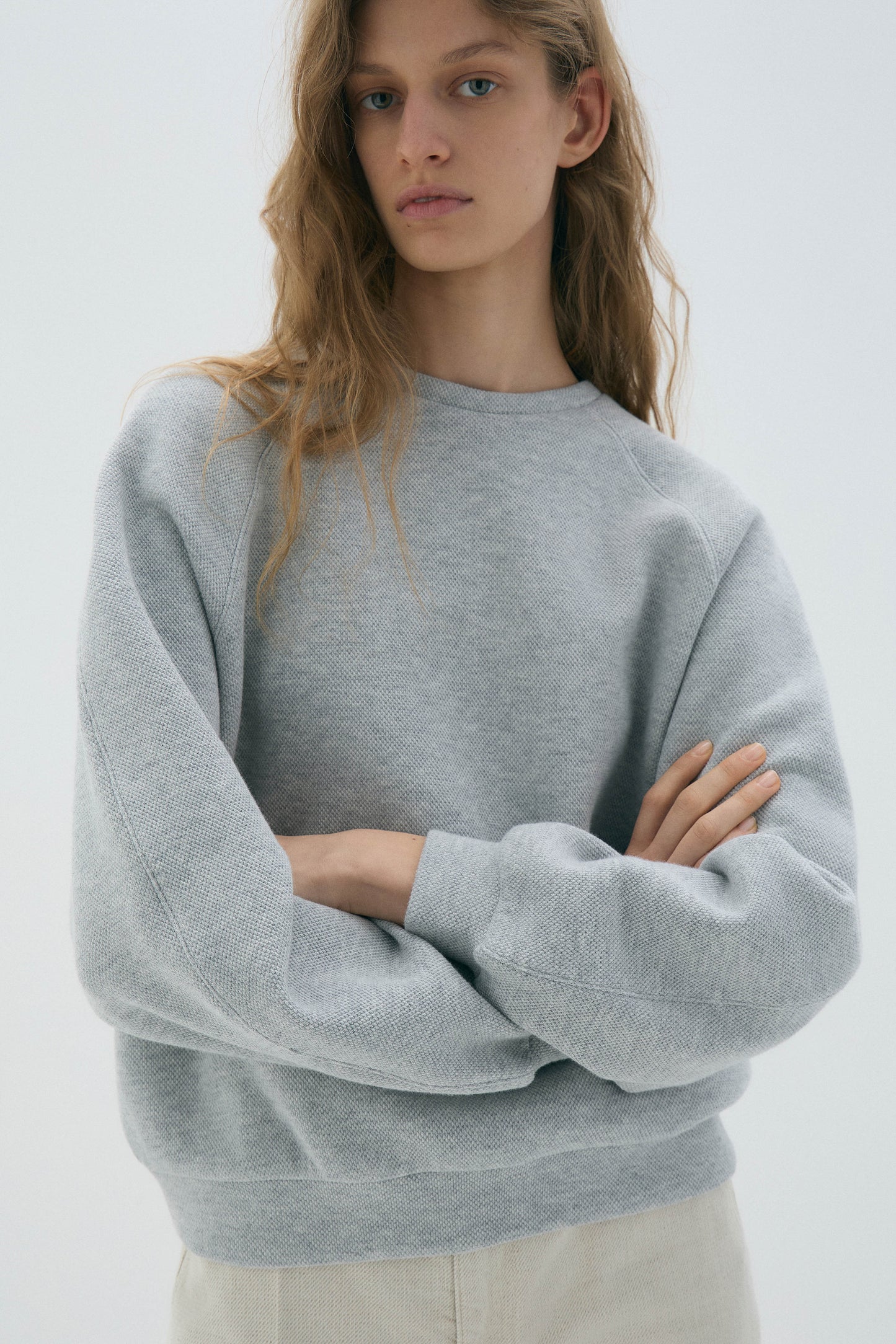 LIGHT GREY MELANGE