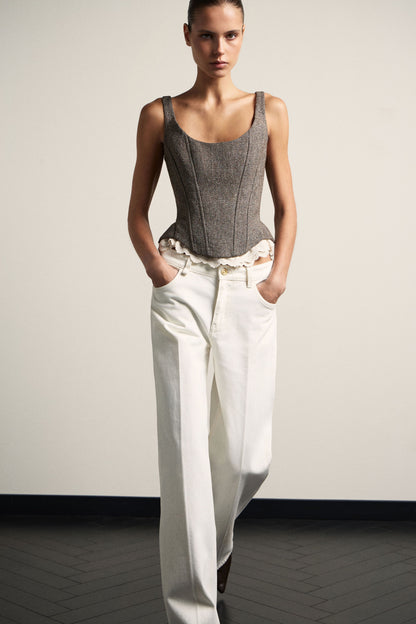 GRAY BROWN MELANGE