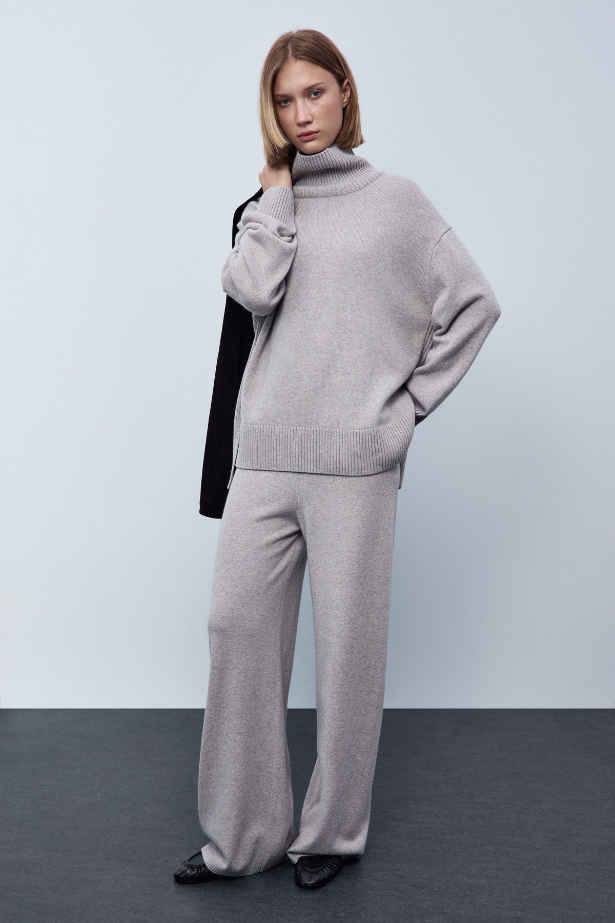 GREY BEIGE MELANGE