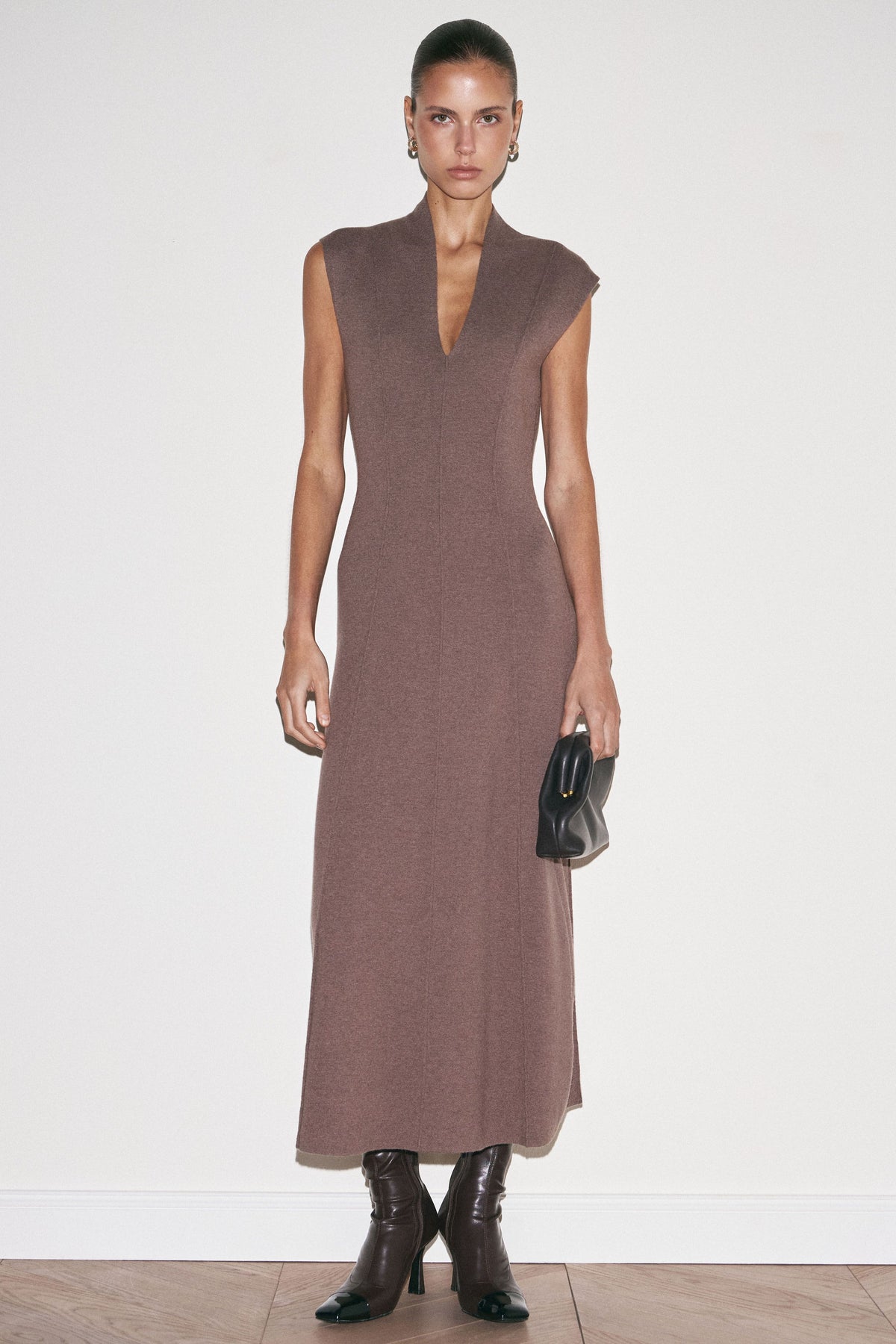 GRAY BROWN MELANGE