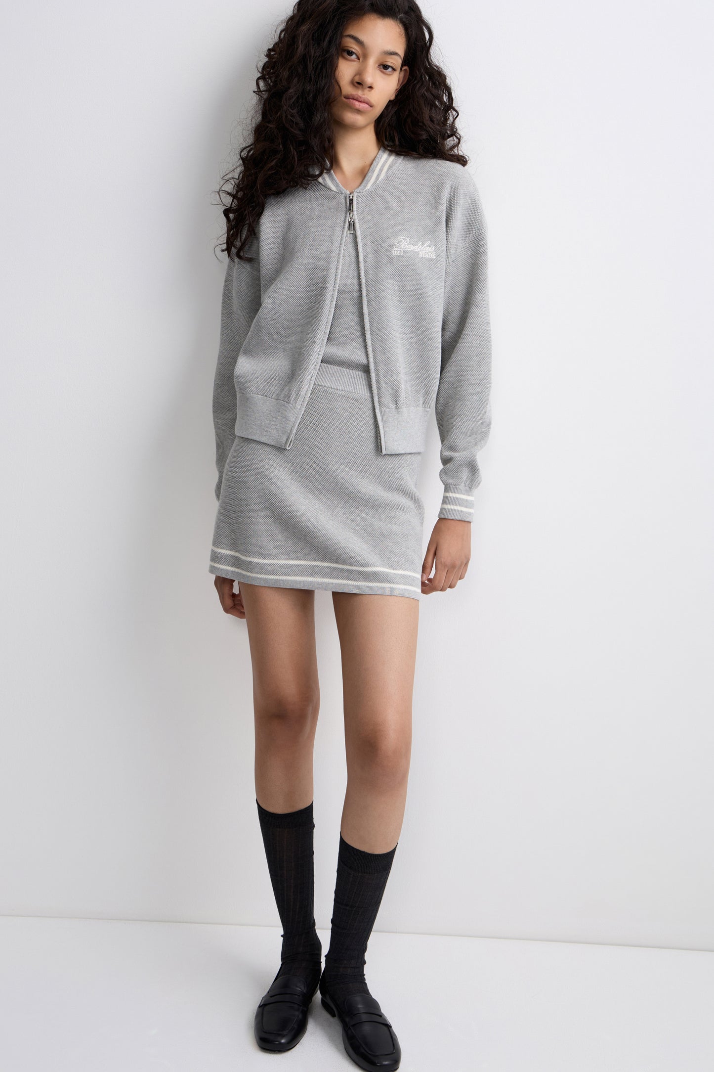 LIGHT GREY MELANGE