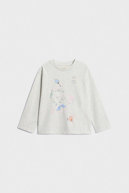 LIGHT GREY MELANGE