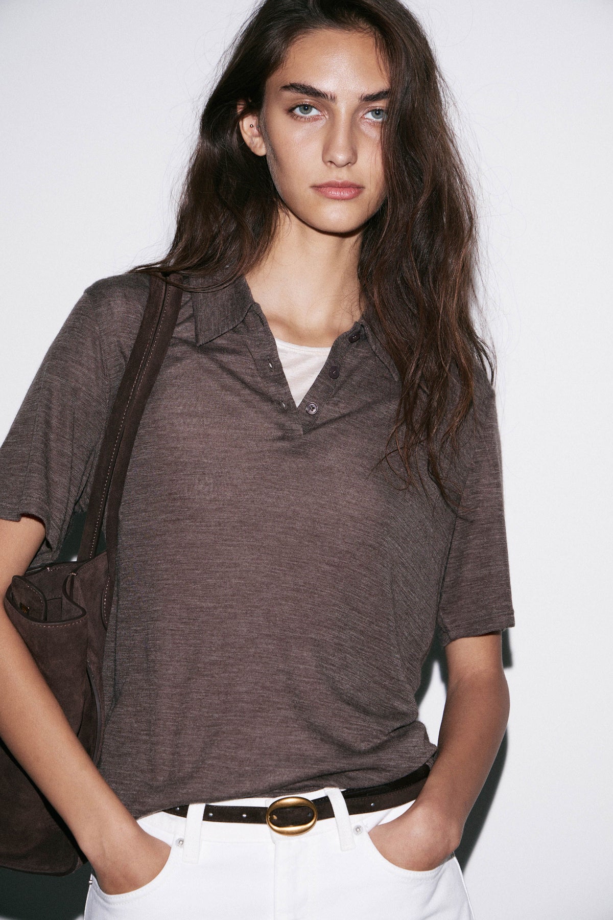 GRAY BROWN MELANGE