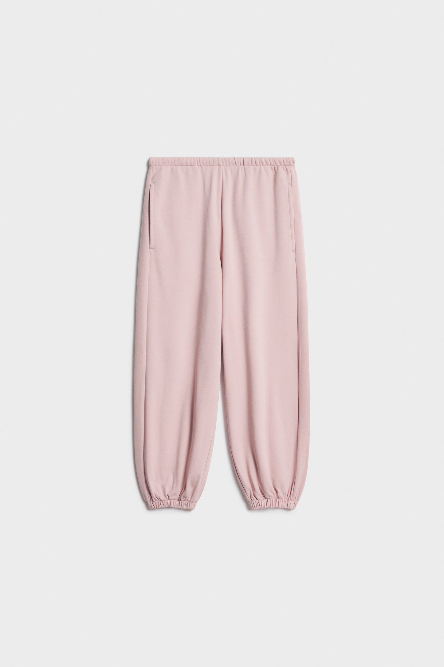 BRUSHED FINE-KNIT JOGGERS