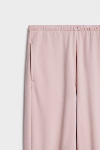 BRUSHED FINE-KNIT JOGGERS