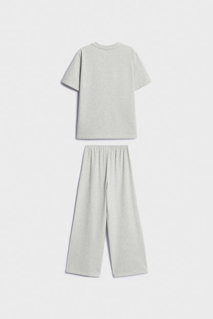 LIGHT GREY MELANGE
