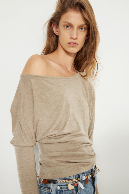 GREY BEIGE MELANGE