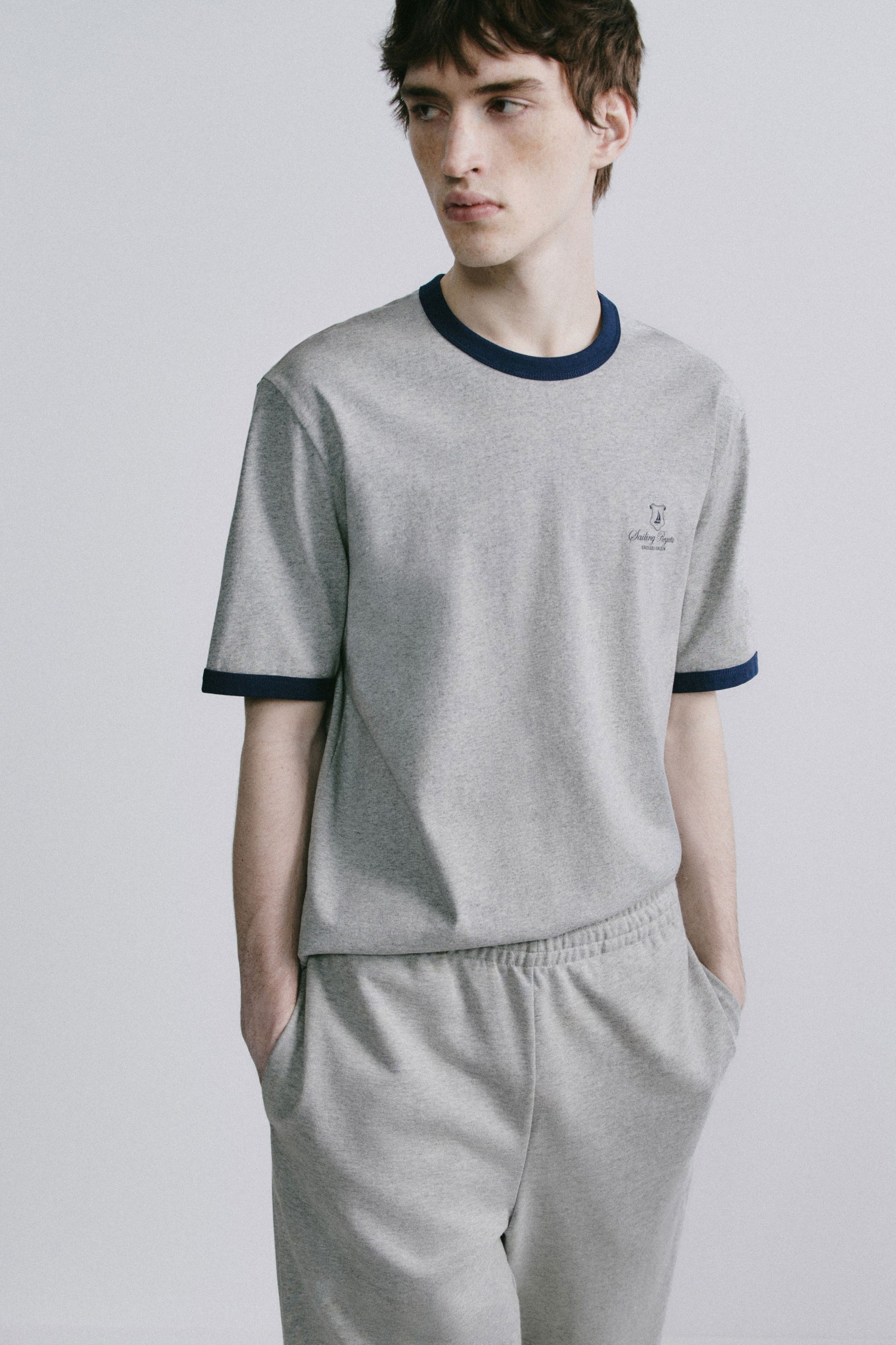 LIGHT GREY MELANGE