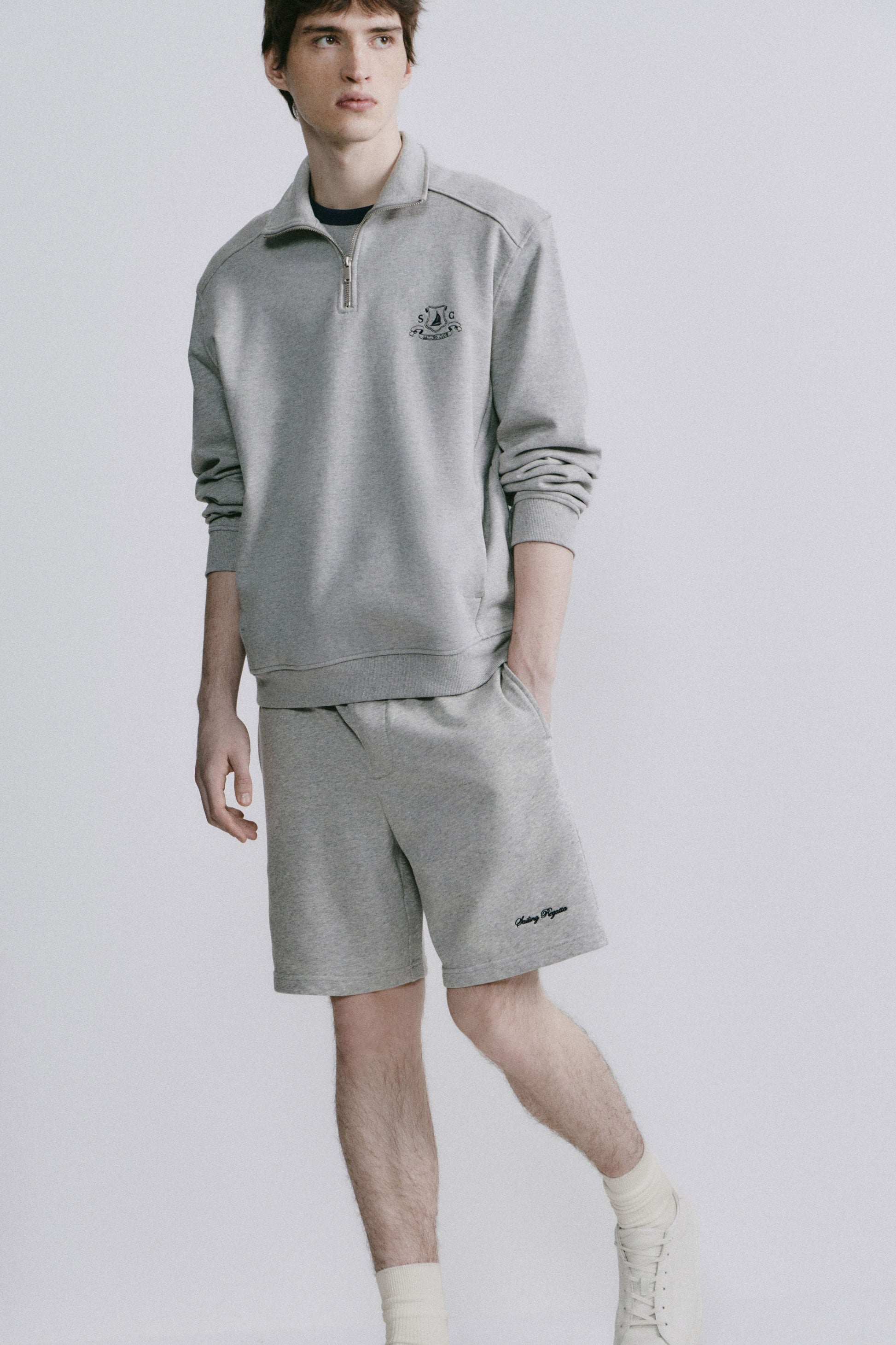 LIGHT GREY MELANGE