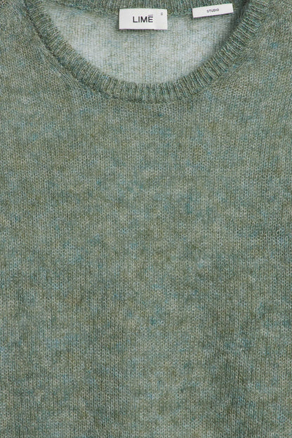 GRAY-GREEN MELANGE